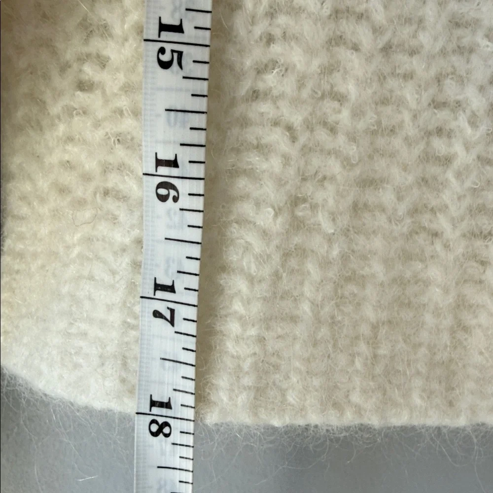 Sezane Emile Cardigan Cropped Ecru - Picture 10 of 10